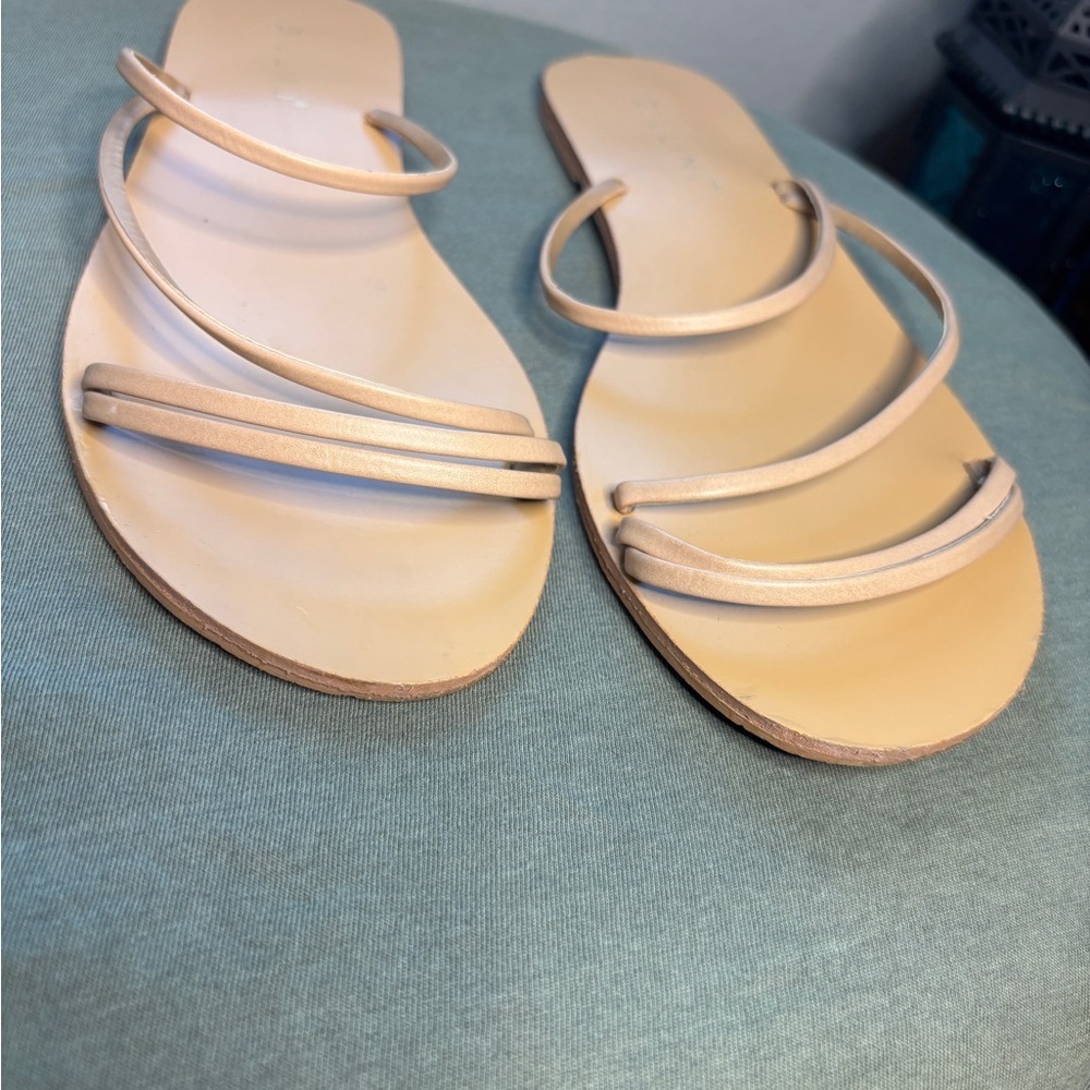 Bellini Cream Strappy Sandals